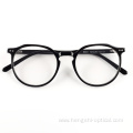 new design round transparent acetate eyeglasses frames,women men clear eyewear acetate optical glasses frames